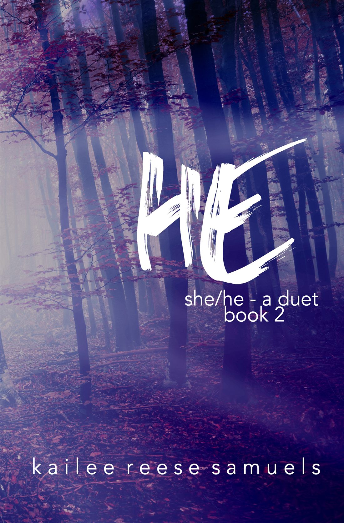 He book cover by Kailee Reese Samuels